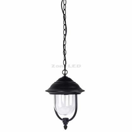 Garden Wall Lamp 1 x E27 Black Facing Up