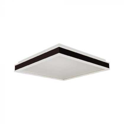 18W LED Designer Ceiling Light Square Black 4000K Dimmable