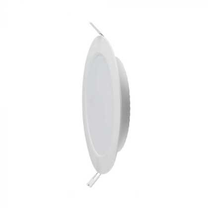 6W LED Backlit Recessed Panel Round 3000K