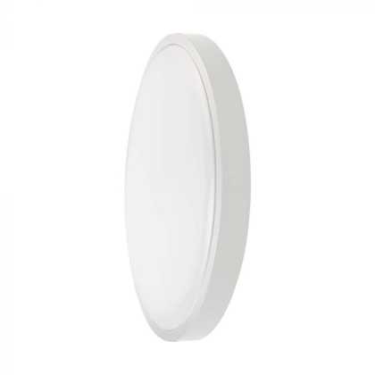 18W LED Dome Light Round Microwave Sensor White Frame 4000K IP44