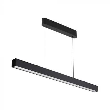 40W LED Linear Hängeleuchte, 3-in-1, Schwarz Körper