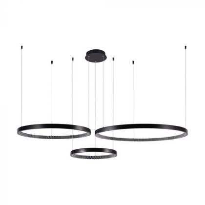 57W LED-Designer-Hängelampe Kristallschwarz 4000K