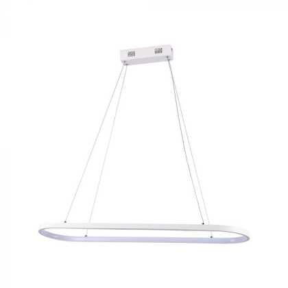 24W LED Hanging Lamp (80*20*100CM) 4000K White Body