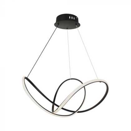 49W LED Decorative Hanging Light 70*20CM Black Body 3000K