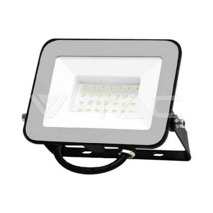 30W LED Floodlight SMD SAMSUNG Chip PRO-S   Black Body Grey Glass 6500K