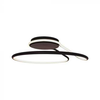 24W LED Designer Luminaire Black 4000K