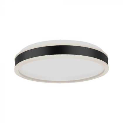 42W LED Designer Ceiling Light Round Black 4000K