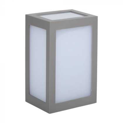 12W LED Wall Light Grey Body IP65 4000K