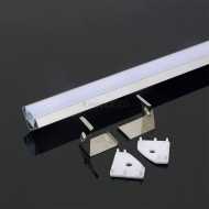 Led Aluminium Profil 2000X19X19 Matt Weiss Geh?use