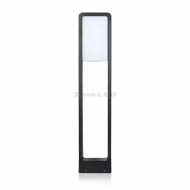 10W LED Garden  Bollard Luminaire 3000K SAMSUNG Chip, Black Body Floor Lamps IP65