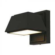 15W LED Outdoor Wall Luminaire  4000K Black Body IP65