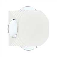 4W LED Wall Light 4 Sides 4000K White Body IP54