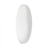 18W LED Dome Light Round Microwave Sensor White Frame 6500K IP44