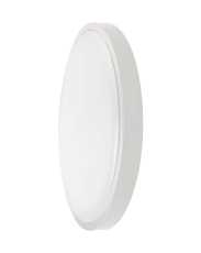 24W LED Dome Light Round Microwave Sensor White Frame 6500K IP44