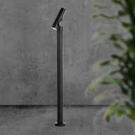 2x2.6W 2 Way Spot Bollard Light(129x159x1000mm) 4000K Black  Body IP44