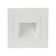 3W LED Step Light White Square Body 3000K