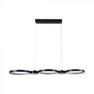 38W LED Designer Hanging Lamp Black 3000K