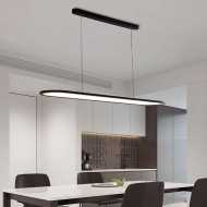 24W LED Hanging Lamp (80*100CM) 4000K Black Body