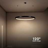 19W LED Designer Hanging Lamp Black 3000K