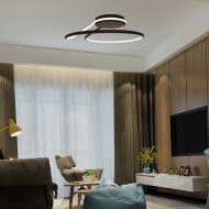 24W LED Designer Luminaire Black 4000K